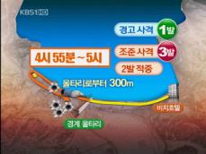 “북한, 경고 사격 1발·조준 3발 주장” 