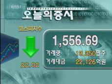 코스피 1,556.69 코스닥 527.46 