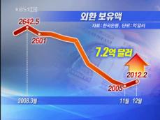 외환 보유액 9개월 만에 증가 