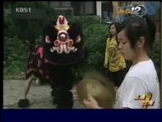타이완 세 자매 사자춤 인기 