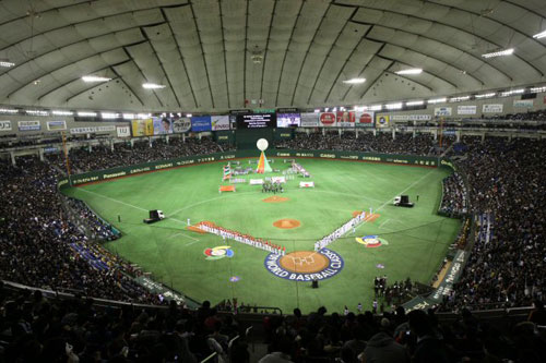5일 오후 일본 도쿄돔에서 월드베이스볼클래식(WBC) 아시아예선 개막행사가 열리고 있다. 