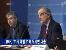 IMF “위기 예방 위해 무제한 대출” 