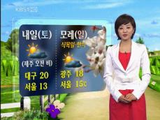 대체로 맑고 따뜻…제주, 오전 한때 비 