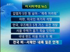 [주요뉴스] 감염자 5천 명 넘어…“예측 어려워” 外 