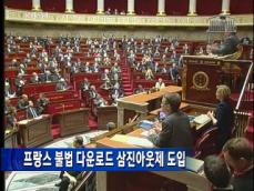 프랑스, 불법 다운로드 삼진아웃제 도입 