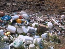피서철 서해 섬, 중국 쓰레기로 ‘몸살’ 