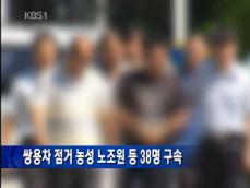 ‘쌍용차 점거 농성’ 노조원 등 38명 구속 