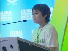 ‘꼬마 환경운동가’ 특별 연설 박수 갈채 