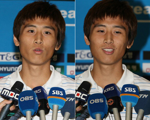  U-20 축구대표팀 주장 구자철이 20일 인천공항에 도착, 귀국 인터뷰를 하고 있다. 