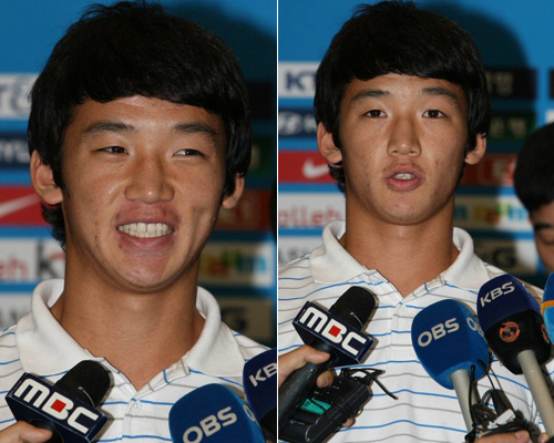 U-20 축구대표팀에서 3골로 가장 많은 골을 넣은 김민우가 20일 인천공항에 도착, 귀국 인터뷰를 하고 있다. 