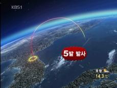 북한, 단거리 미사일 5발 발사…의도는? 