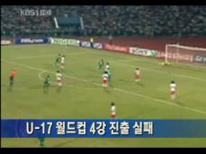 U-17 월드컵 4강 진출 실패 