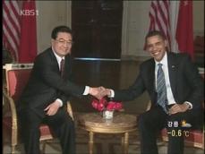 오바마, 첫 중국 방문…폭발적인 인기 