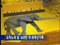 ‘도미노의 날’ 449만 개 세계신기록 