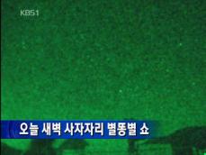 오늘 새벽 사자자리 별똥별 쇼 